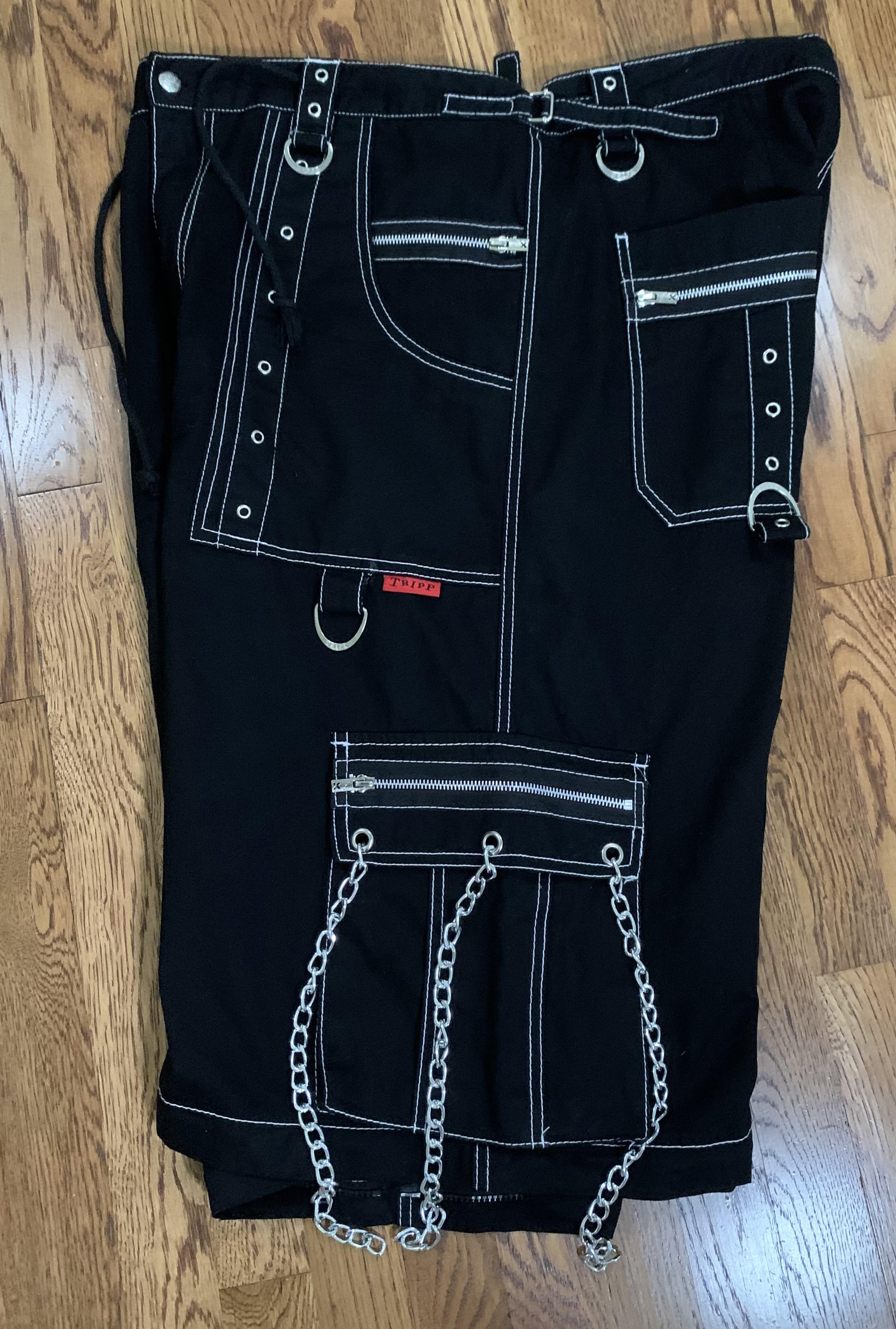 Vintage Tripp NYC Gothic Black Shorts (Size XL) — RootsBK